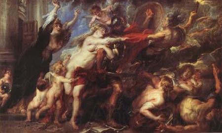 Peter Paul Rubens The Horrors of War (mk27) Norge oil painting art